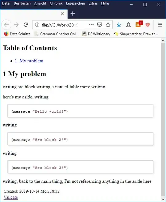 Exporting the resulting org source