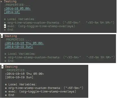 Various Local Variable Settings