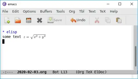 Normal text size