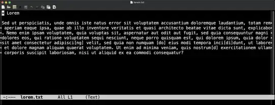 emacs text-mode text wraps around