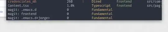 screenshot of ivy-switch showing magit buffers