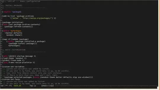 My init.el file with (setq frame-resize-pixelwise t) in it already