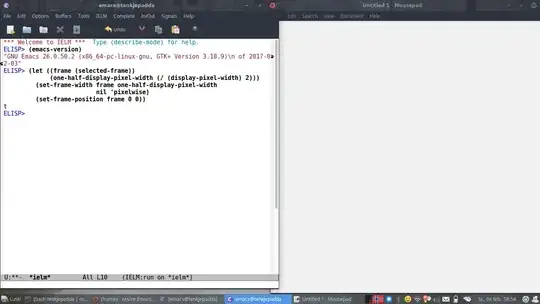emacs overshoots