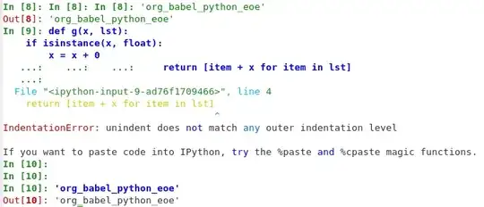 screenshot of my modern ipython buffer