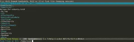 Helm in Monokai theme