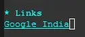 Hyperlink in org-mode
