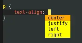 company mode completion of css