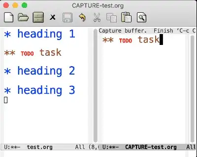 Insert lines method, step 1 - add org-capture item