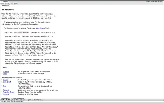 Screenshot result