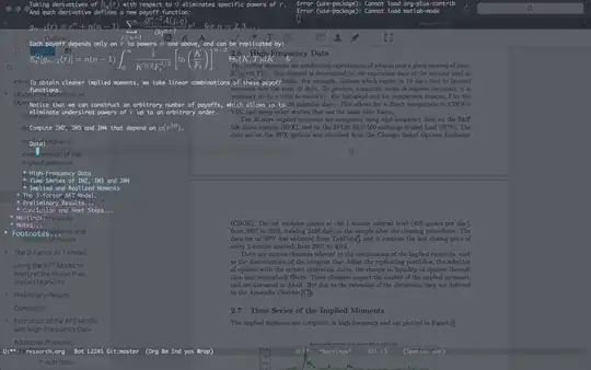 transparency in emacs with pdf on the background