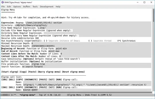 *elgrep-menu* buffer
