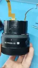This shows the iFn ring and ribbon cables.