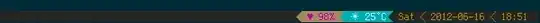 right side of tmux