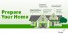 Prepare your home. Always run generators outdoors to avoid carbon monoxide poisoning. Fill up your car's gas tank, park in a garage if possible. Cover windows with hurricane shutters or plywoood Secure outdoor objects or bring them inside. Keep all trees and shurbs well-trimmed. 