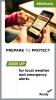 A smart phone with the FEMA app open. Prepare to protect: Sign up for local weather and emergency alerts. #BeReady 